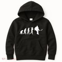 Hockey Evolution Timeline Kids Hoodie thumb 0