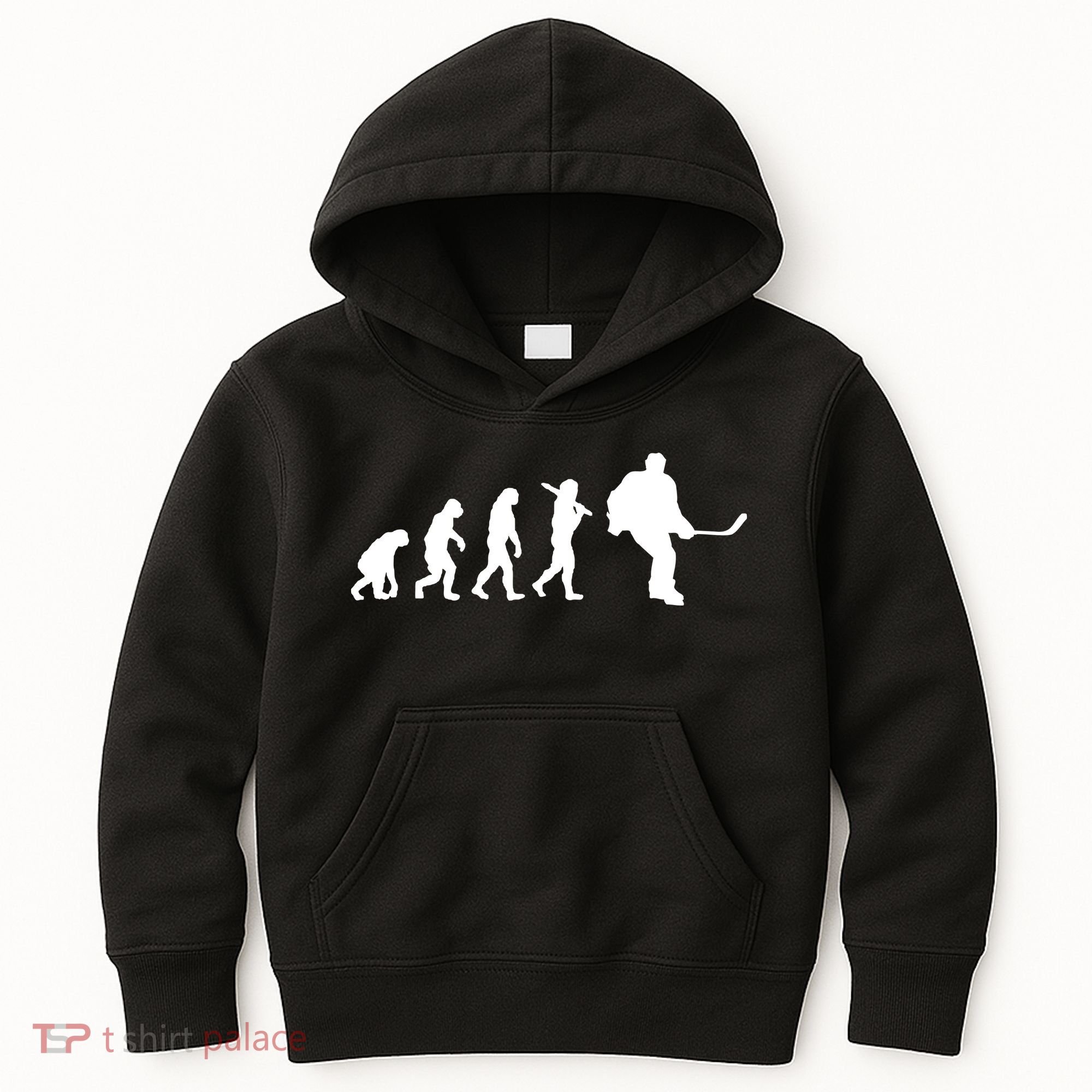 Hockey Evolution Timeline Kids Hoodie