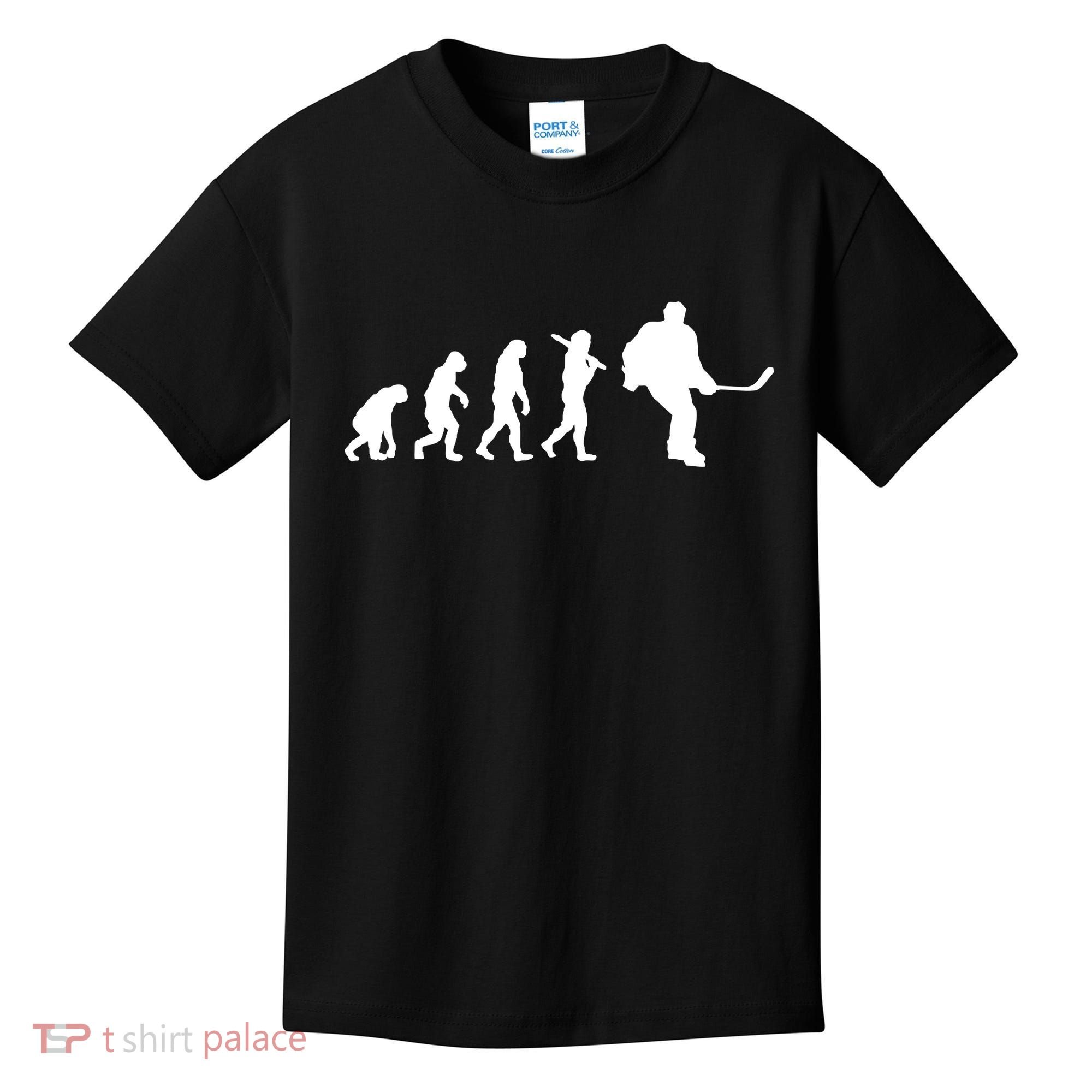 Hockey Evolution Timeline Kids T-Shirt