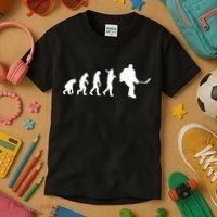 Hockey Evolution Timeline Kids T-Shirt thumb 3