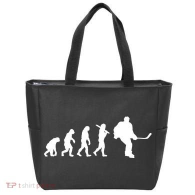 Hockey Evolution Timeline Tote Bag