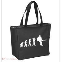 Hockey Evolution Timeline Tote Bag thumb 2
