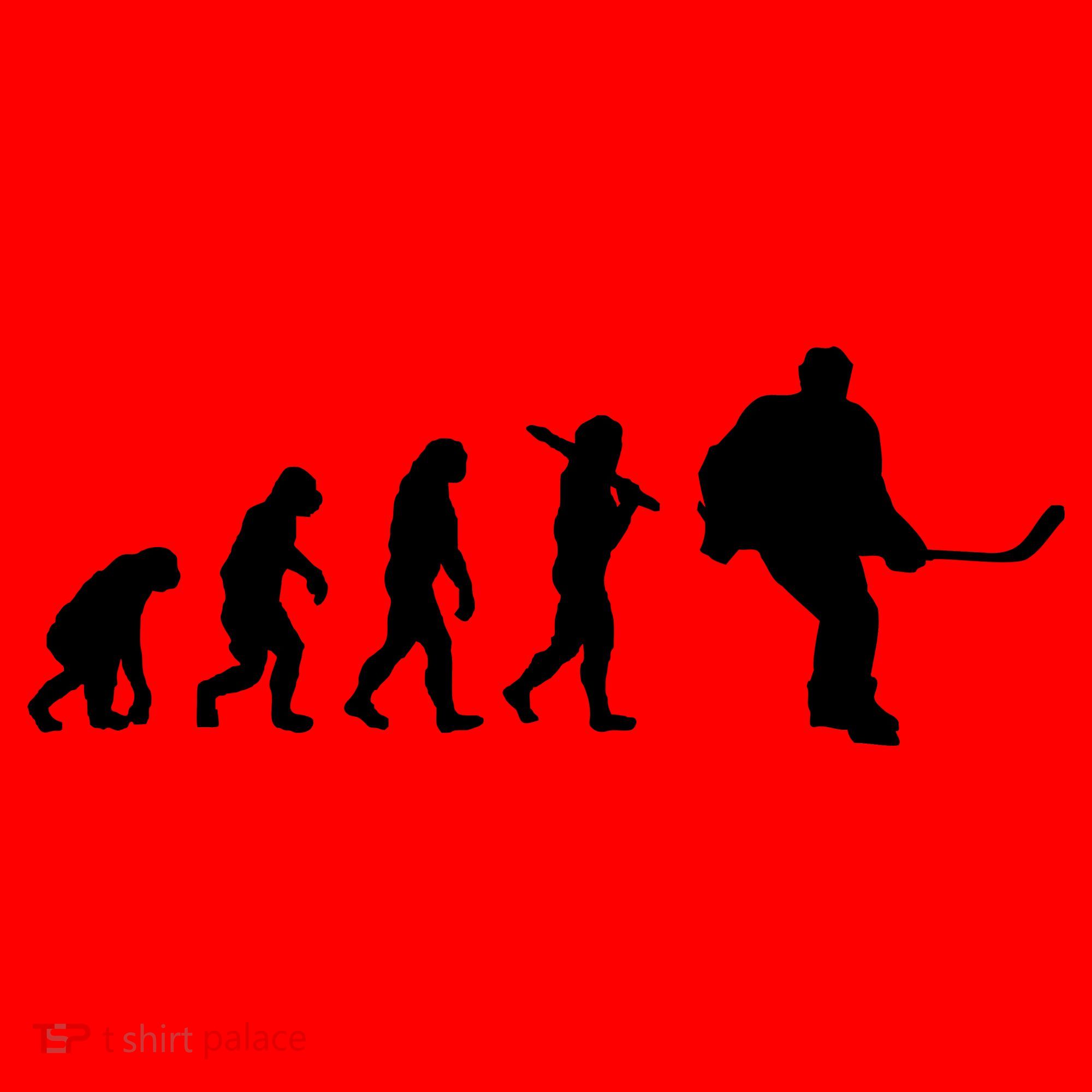 Hockey Evolution Timeline Santa Hat