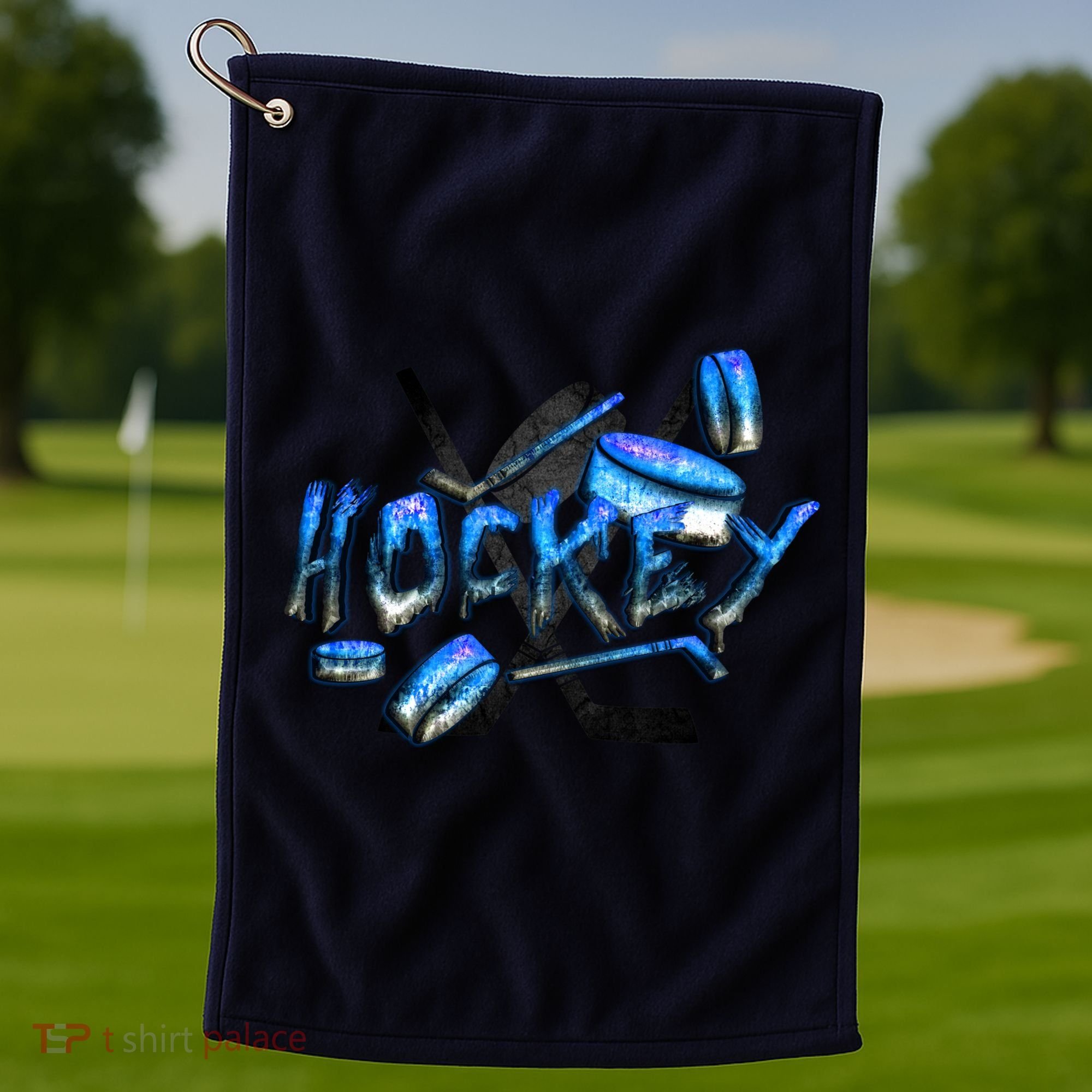 Hockey Stone Logo Golf Towel