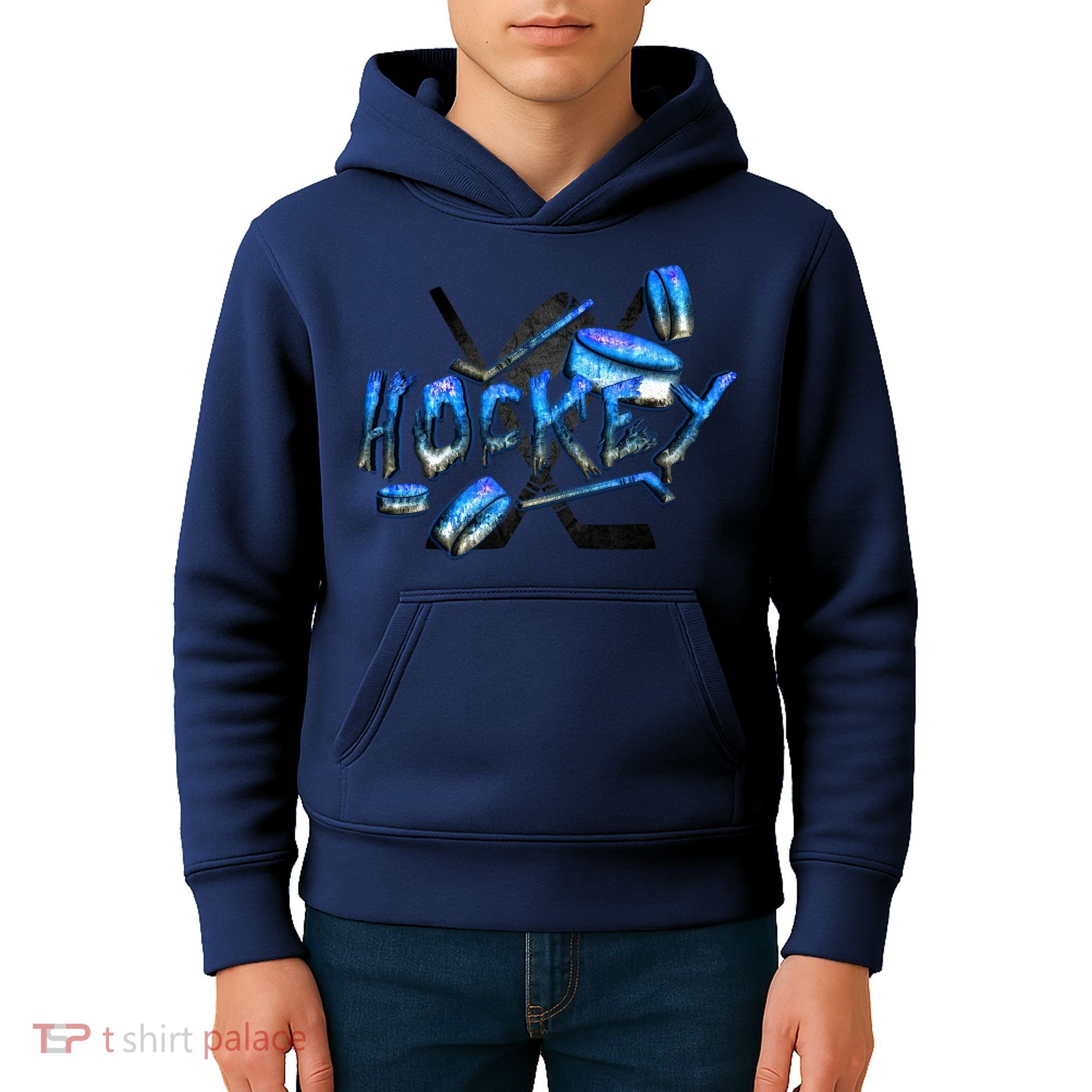 Hockey Stone Logo Kids Hoodie