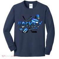 Hockey Stone Logo Kids Long Sleeve Shirt thumb 0