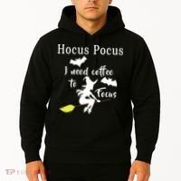 Hocus Pocus I Need Coffee To Focus Hoodie thumb 2