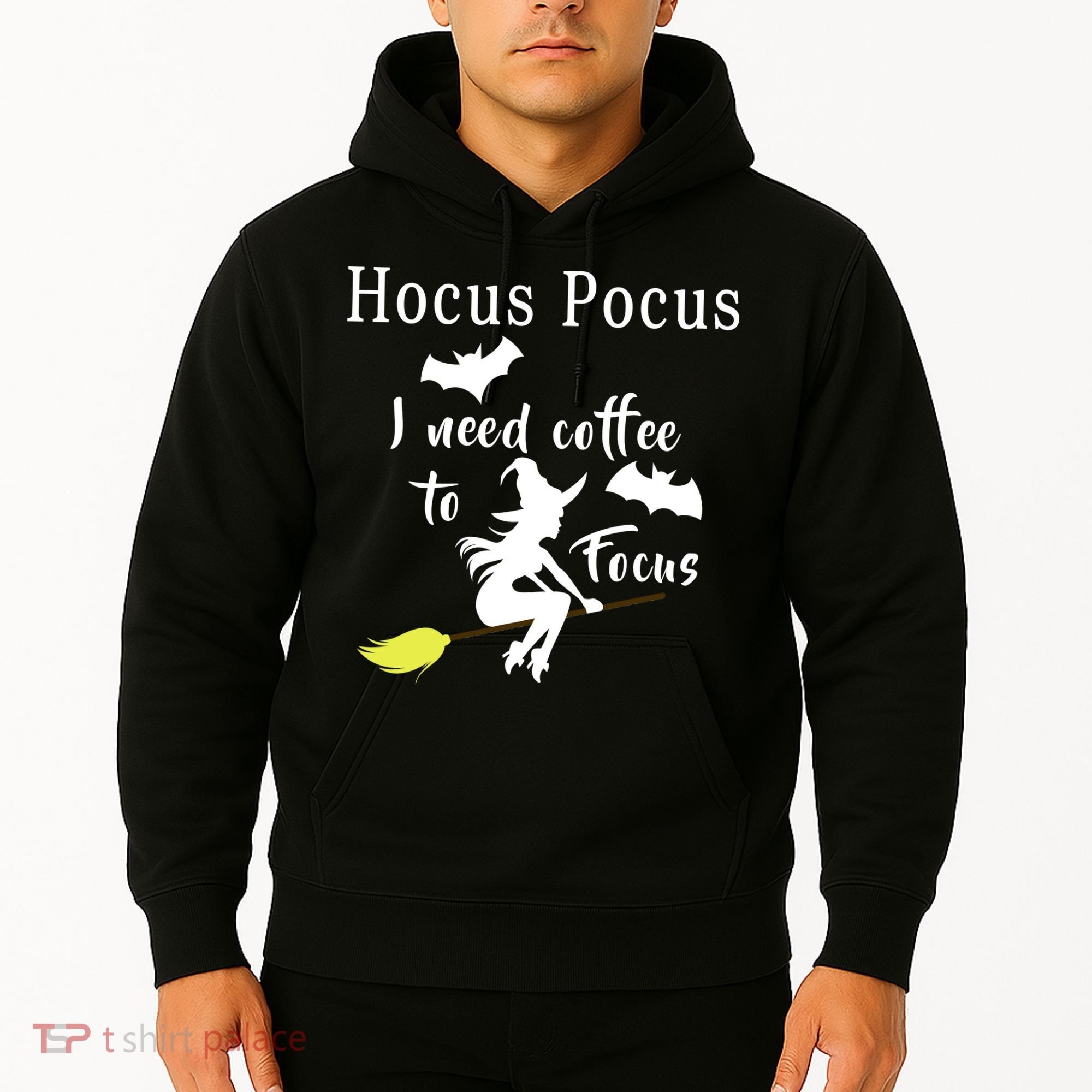 Hocus Pocus I Need Coffee To Focus Hoodie