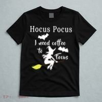 Hocus Pocus I Need Coffee To Focus T-Shirt thumb 5