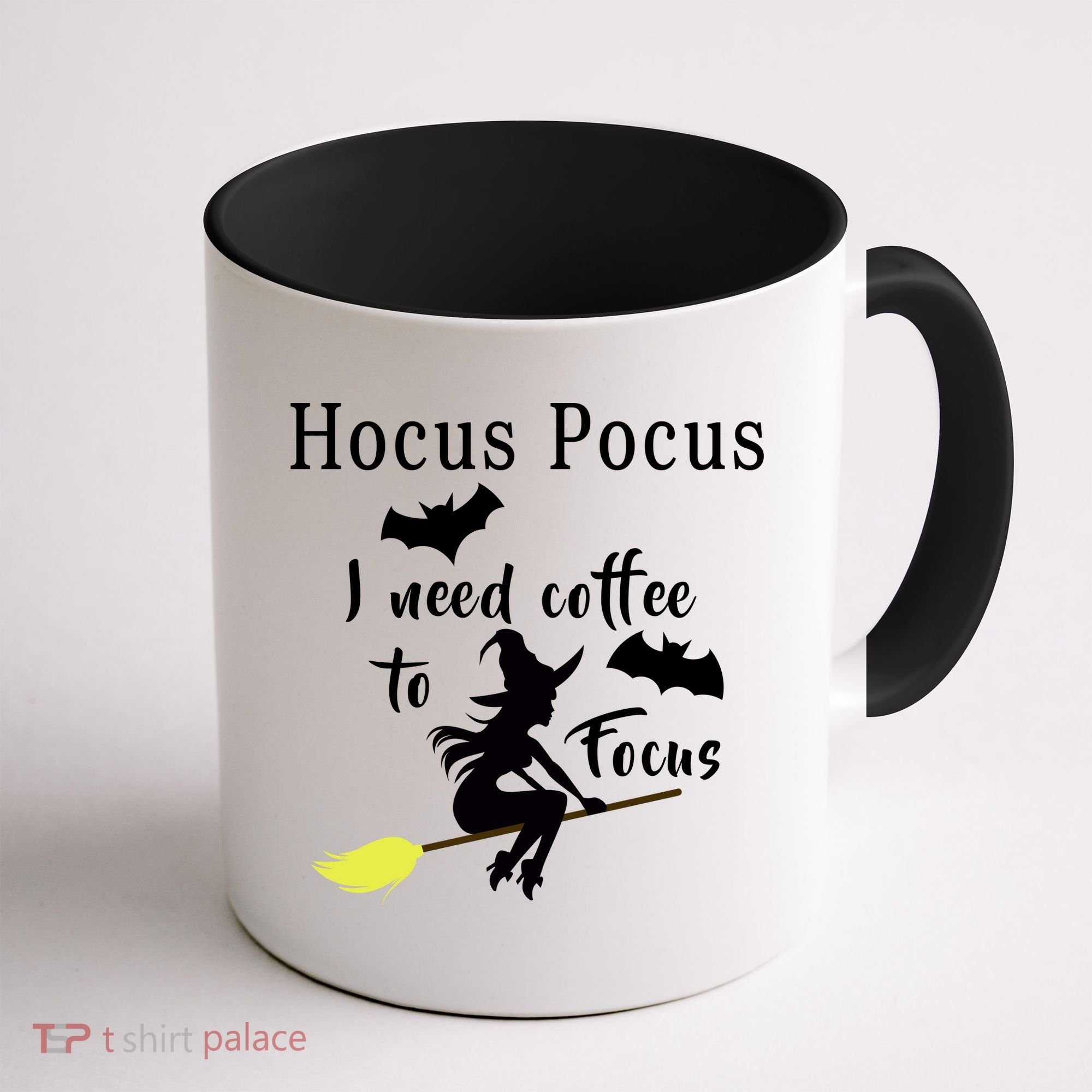 Hocus Pocus I Need Coffee To Focus Coffee Mug