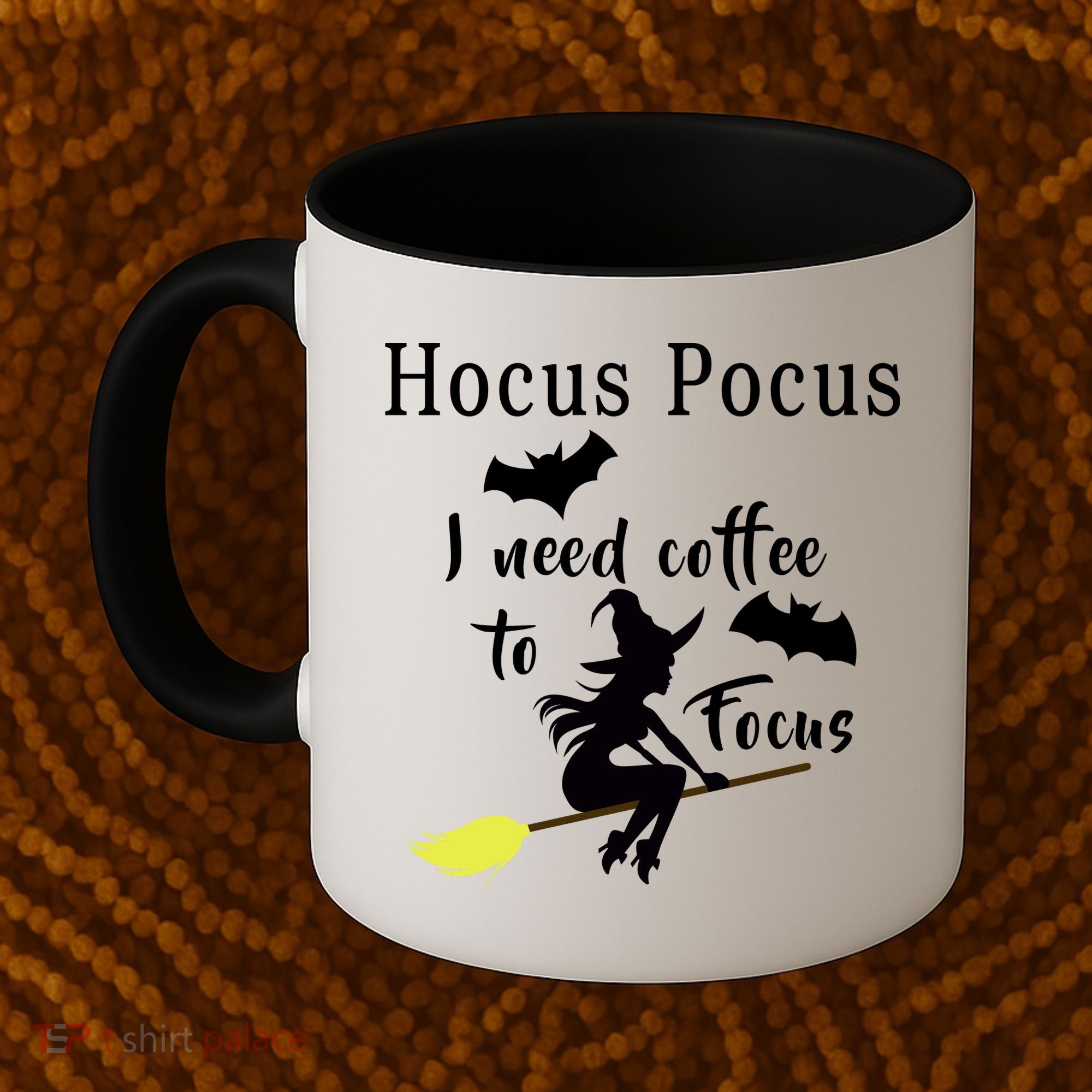 Hocus Pocus I Need Coffee To Focus Coffee Mug