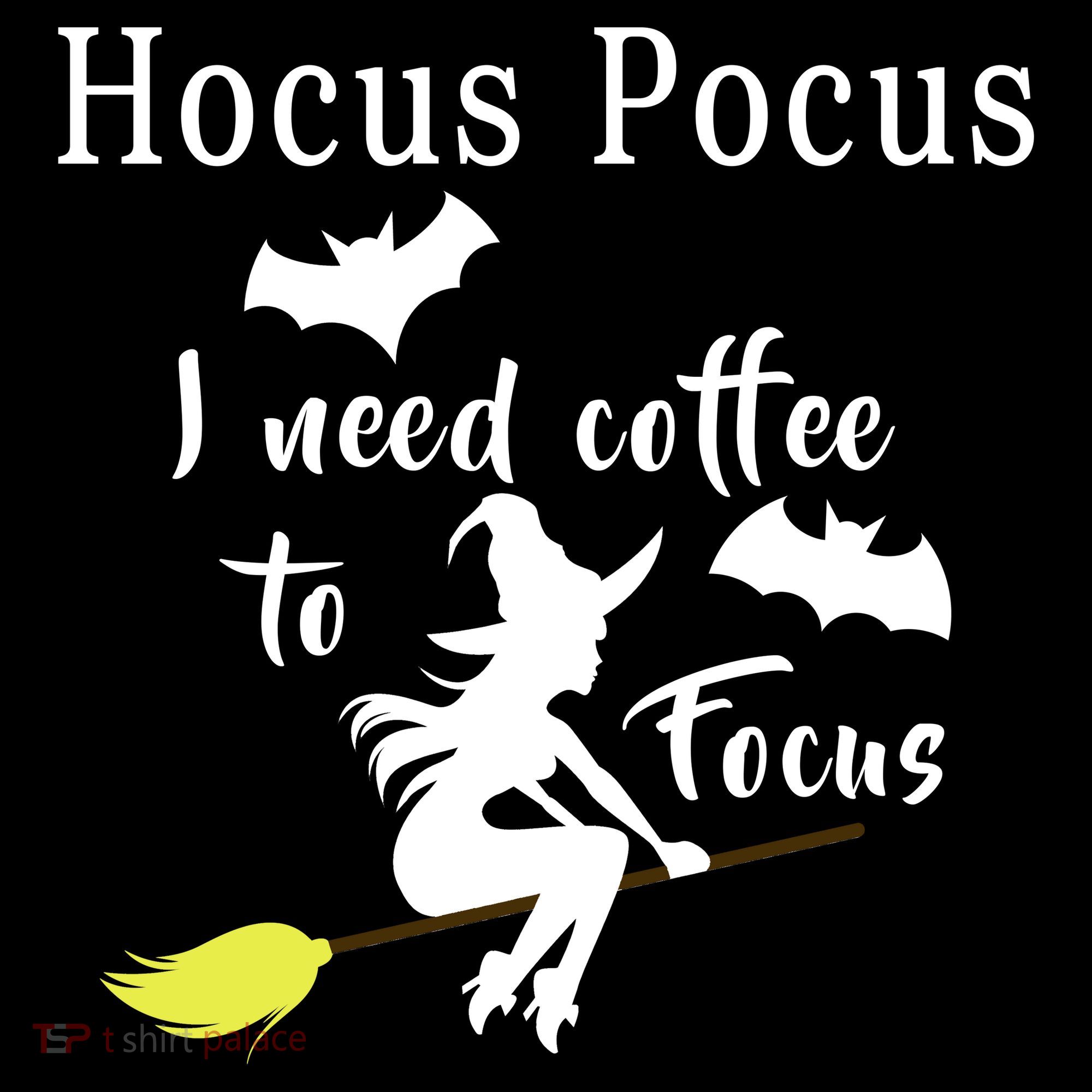 Hocus Pocus I Need Coffee To Focus Polo