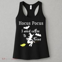 Hocus Pocus I Need Coffee To Focus Women's Tank Top thumb 3