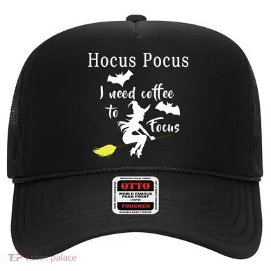 Hocus Pocus I Need Coffee To Focus Hat