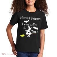 Hocus Pocus I Need Coffee To Focus Kids T-Shirt thumb 2