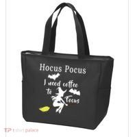Hocus Pocus I Need Coffee To Focus Tote Bag thumb 3