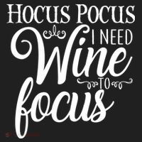 Hocus Pocus I Need Wine To Focus Women's Sweatshirt thumb 2
