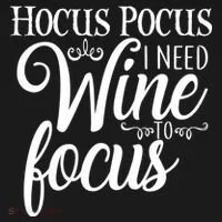 Hocus Pocus I Need Wine To Focus Doggie Tank thumb 4