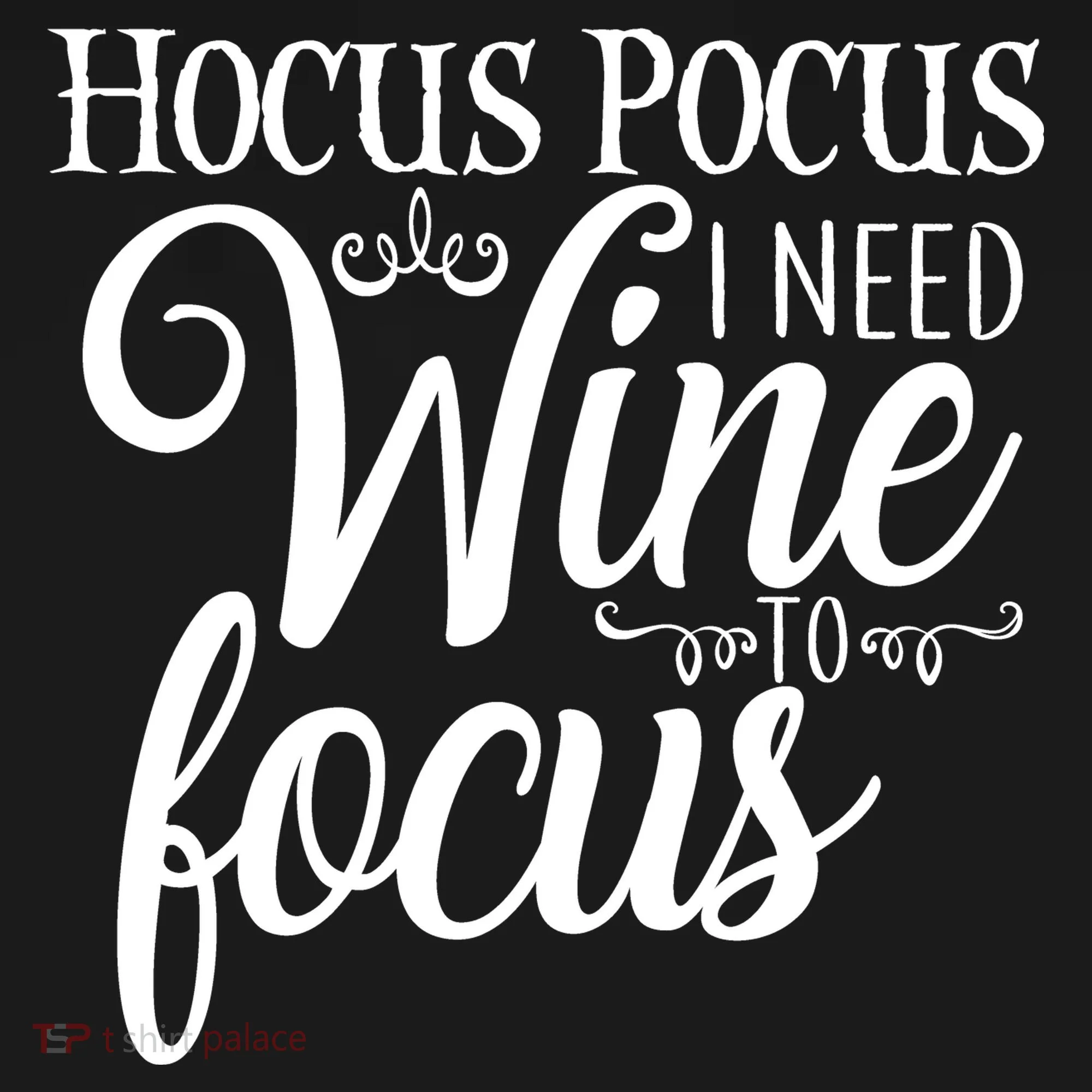 Hocus Pocus I Need Wine To Focus Doggie Tank