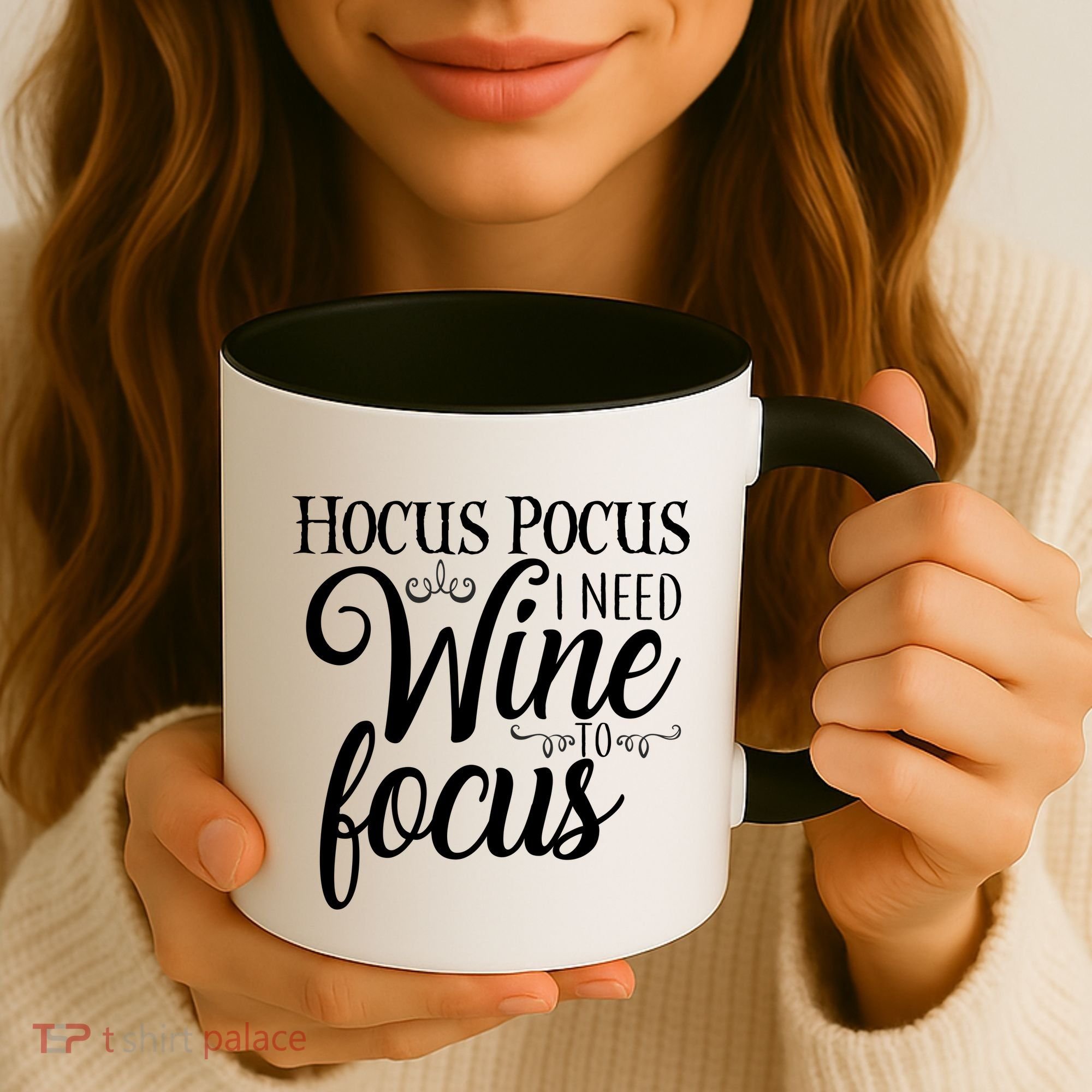 Hocus Pocus I Need Wine To Focus Coffee Mug