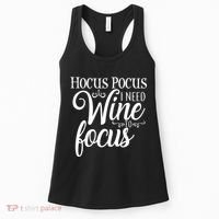 Hocus Pocus I Need Wine To Focus Women's Tank Top thumb 0