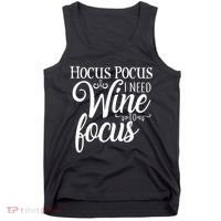 Hocus Pocus I Need Wine To Focus Tank Top thumb 0