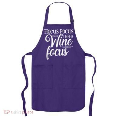 Hocus Pocus I Need Wine To Focus Apron