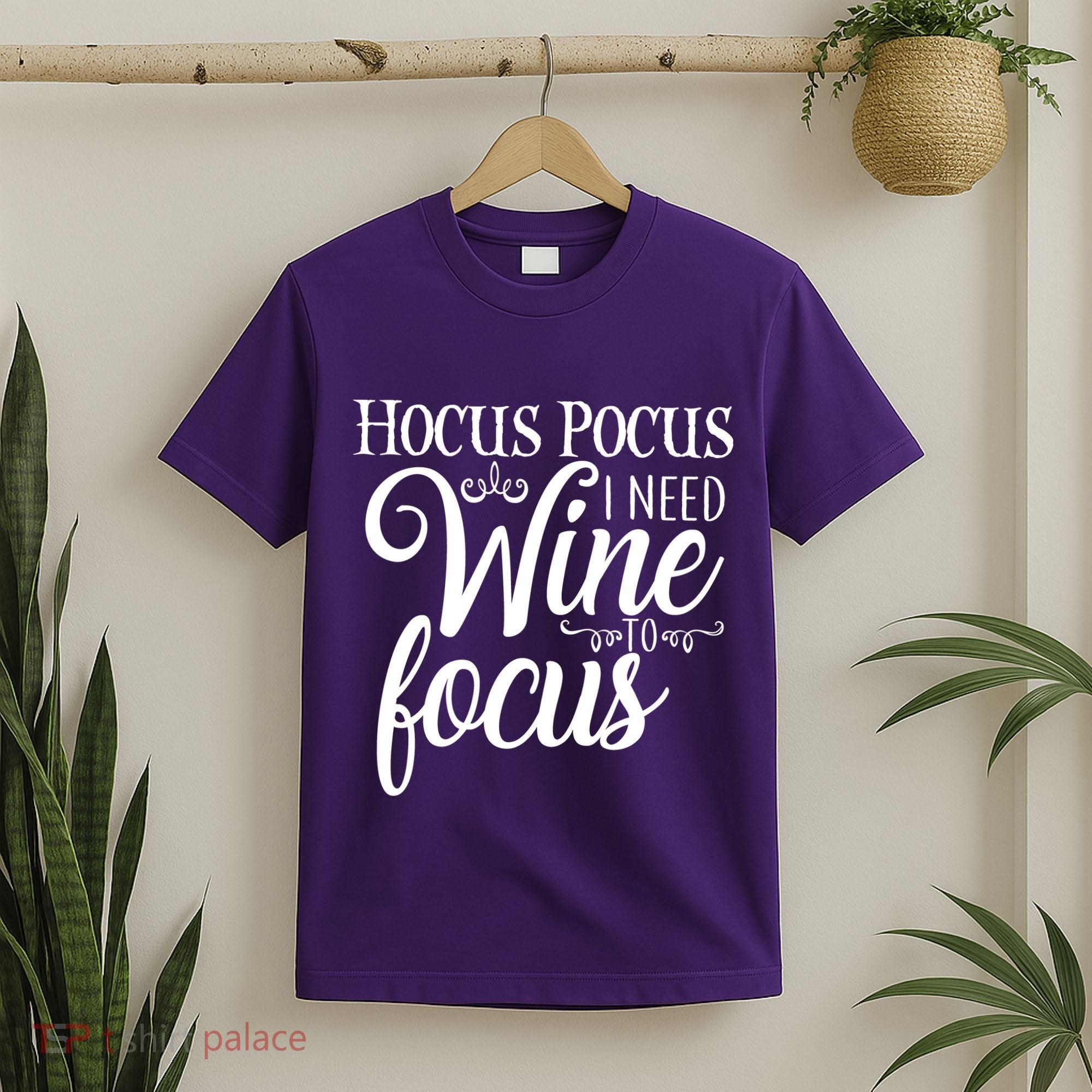 Hocus Pocus I Need Wine To Focus T-Shirt