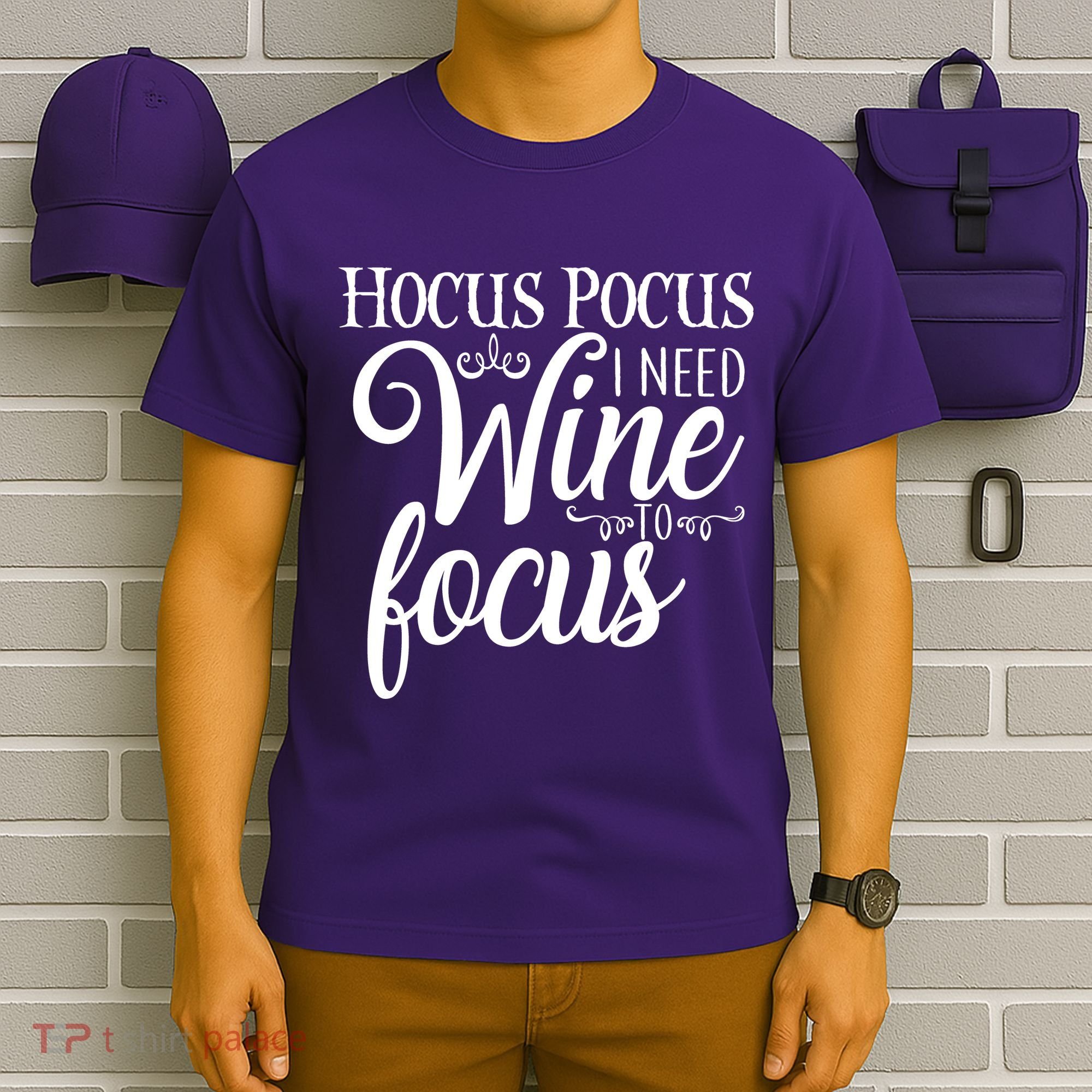 Hocus Pocus I Need Wine To Focus T-Shirt