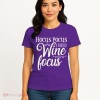 Hocus Pocus I Need Wine To Focus Women's T-Shirt thumb 4
