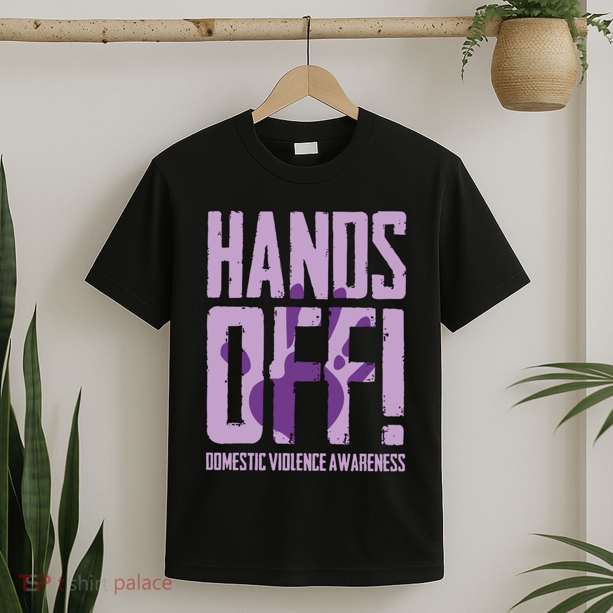 Hands Off Domestic Violence Awareness T-Shirt