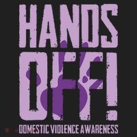 Hands Off Domestic Violence Awareness Beanie thumb 2