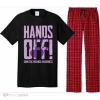 Hands Off Domestic Violence Awareness Pajama Set thumb 0