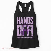 Hands Off Domestic Violence Awareness Women's Tank Top thumb 0