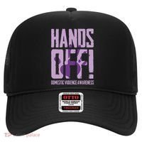 Hands Off Domestic Violence Awareness Hat thumb 0