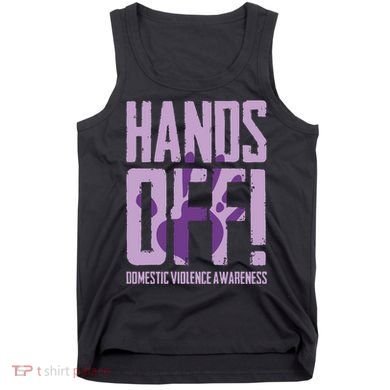 Hands Off Domestic Violence Awareness Tank Top