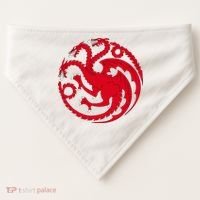House Of Dragons USA-Made Doggie Bandana thumb 0