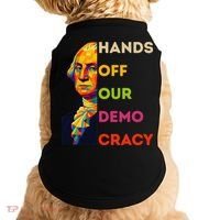 Hands Off Democracy Security Protest George Washington USA Doggie Tank thumb 0
