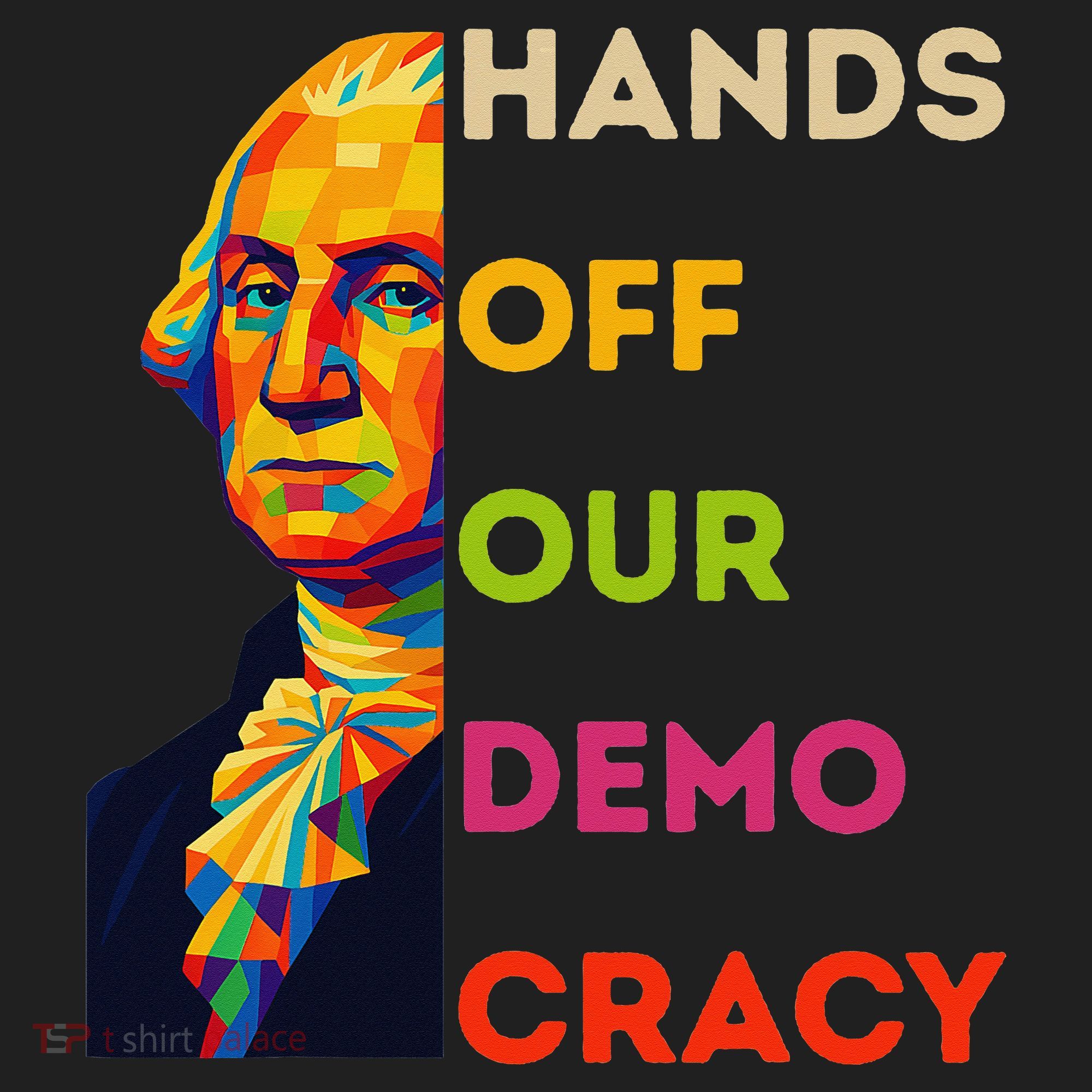 Hands Off Democracy Security Protest George Washington USA Beanie