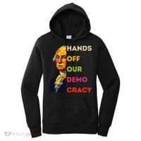 Hands Off Democracy Security Protest George Washington USA Women's Hoodie thumb 0