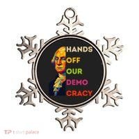 Hands Off Democracy Security Protest George Washington USA Ornament thumb 0