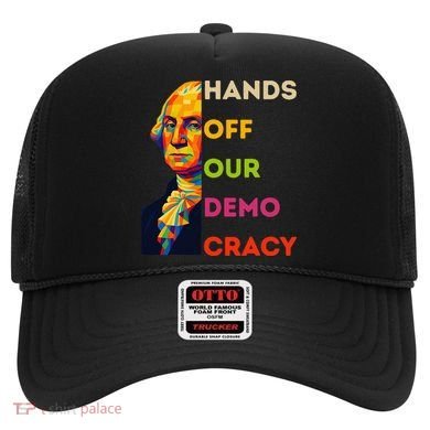 Hands Off Democracy Security Protest George Washington USA Hat