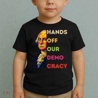 Hands Off Democracy Security Protest George Washington USA Toddler T-Shirt thumb 2