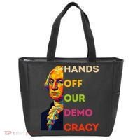 Hands Off Democracy Security Protest George Washington USA Tote Bag thumb 0