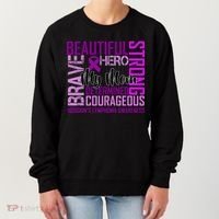 Hodgkin's  lymphoma Awareness For My Mom Women's Sweatshirt thumb 0