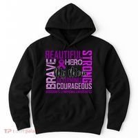 Hodgkin's  lymphoma Awareness For My Mom Hoodie thumb 0