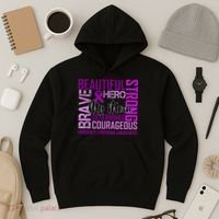 Hodgkin's  lymphoma Awareness For My Mom Hoodie thumb 3