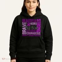 Hodgkin's  lymphoma Awareness For My Mom Hoodie thumb 5