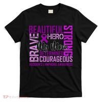 Hodgkin's  lymphoma Awareness For My Mom T-Shirt thumb 0