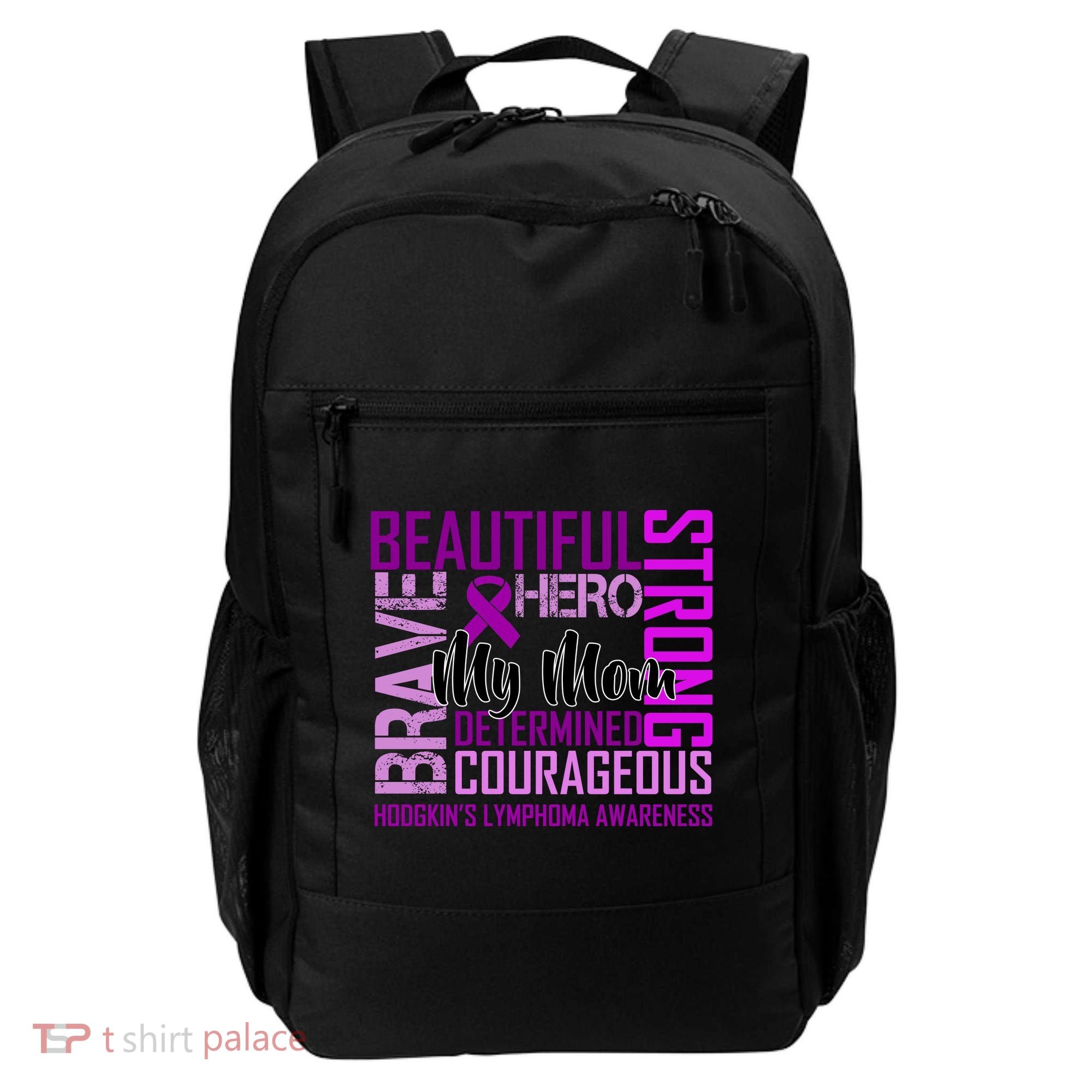 Hodgkin's  lymphoma Awareness For My Mom Backpack